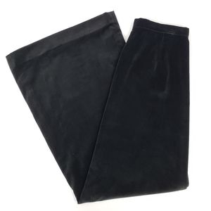 Vintage Rhodes California Black Velvet Long Skirt